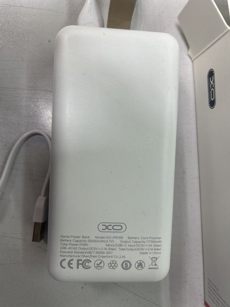 Оголошення Xo PR199 30000mAh 22.5W Black Б/У