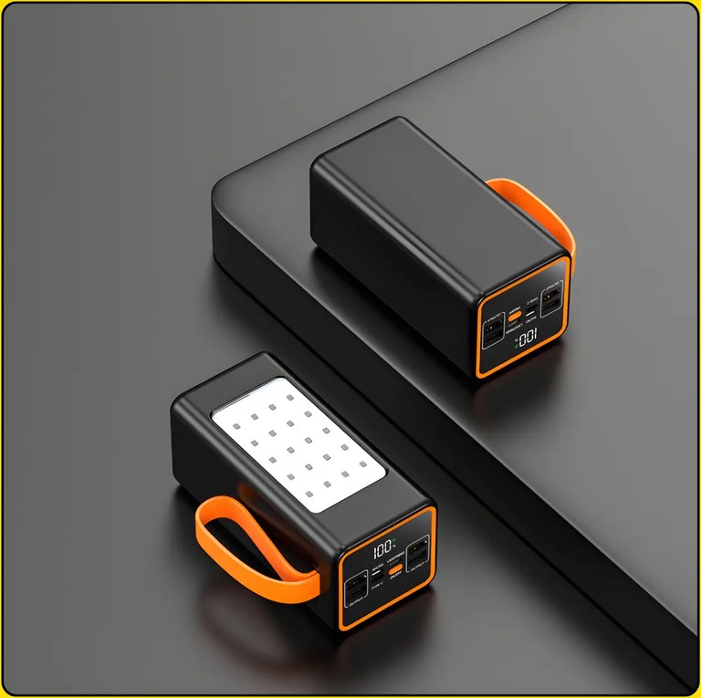 Дешиво Hoco JA88A 22.5W 100000 mAh з LED-ліхтариком і швидкою зарядкою  с ломбарда