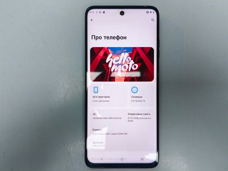 Дешево Motorola moto g15 power 8/256gb з ломбарду
