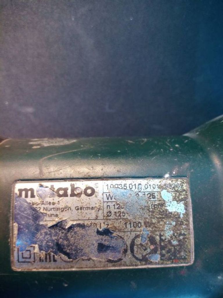 Объявление Metabo w 1100-125 Б/У