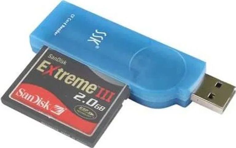 Дешиво Внешний картридер SSK SCRS028 Cardreader поддерживает CF/MD карты с ломбарда