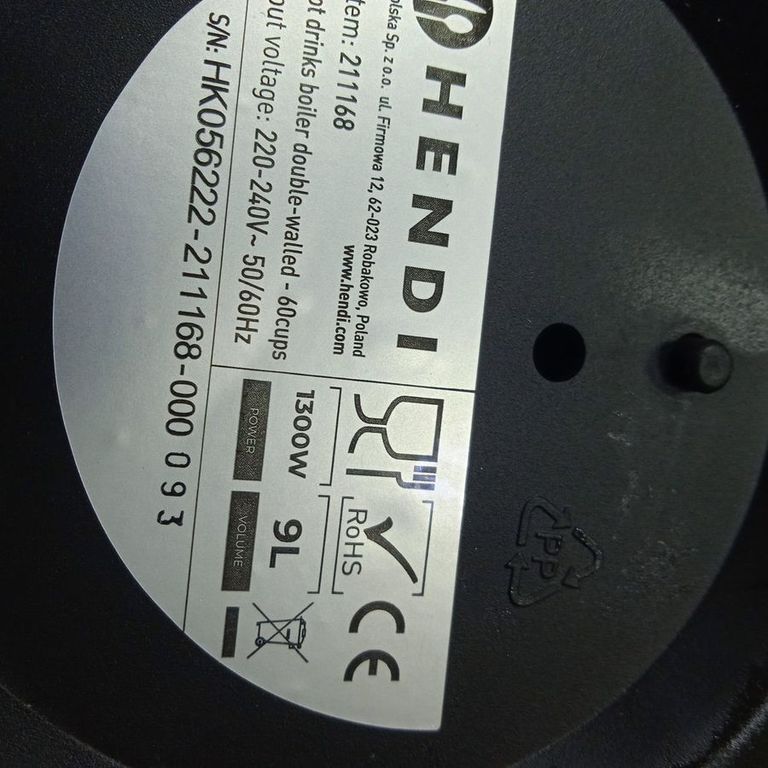 Hendi nl-3911/211168/9 л Код:01-200541372. Зображення 5