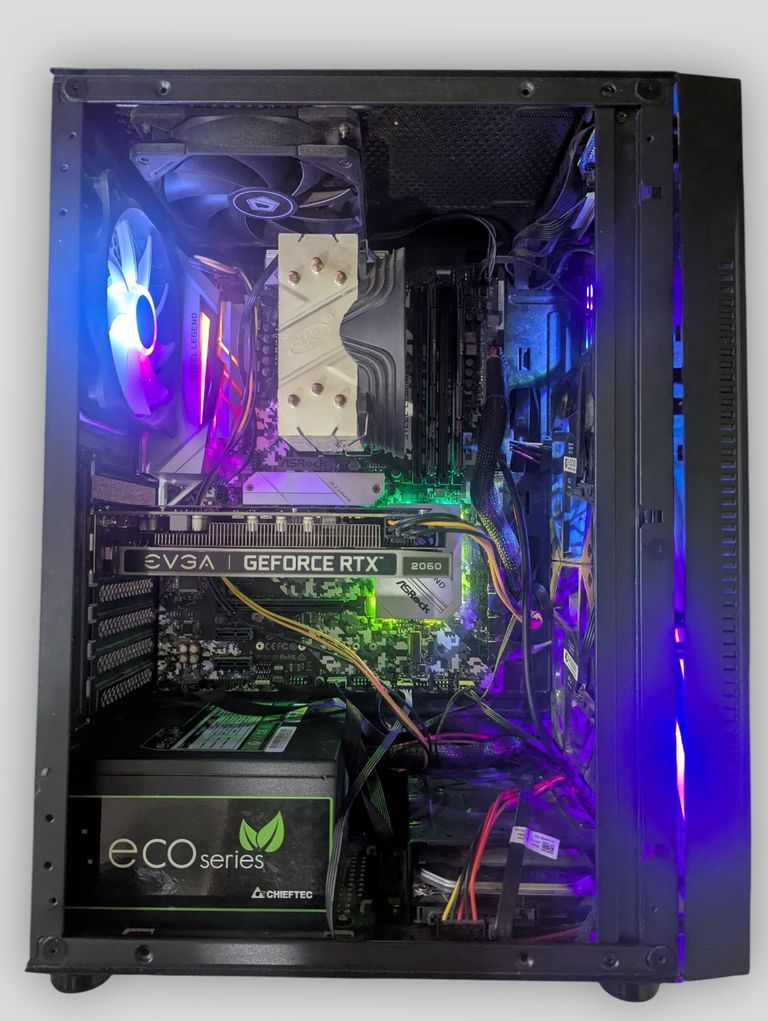 Объявление Игровой ПК на Ryzen R5 5600, Evga RTX 2060 6GB, 16GB RAM, 1TB SSD + другое Б/У