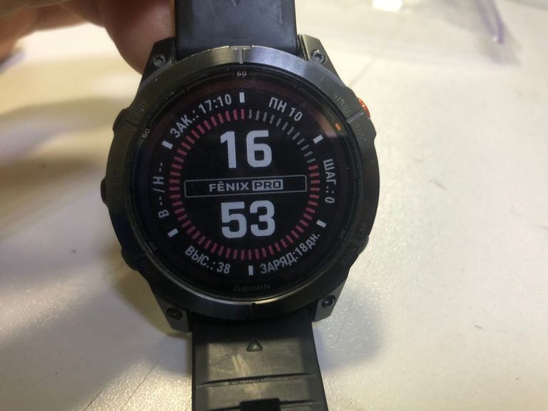 Garmin Fenix 7X Pro Solar Slate Gray w. Black Band (010-02778-00/01) Код:01-200783457. Изображение 5