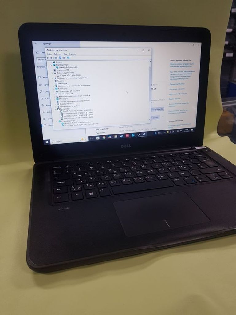 Dell 13/pentium 4415u ddr4/8gb ddr4/hdd *відсутній/ssd 128 gb/*інтегрована Код:01-200784043. Зображення 5