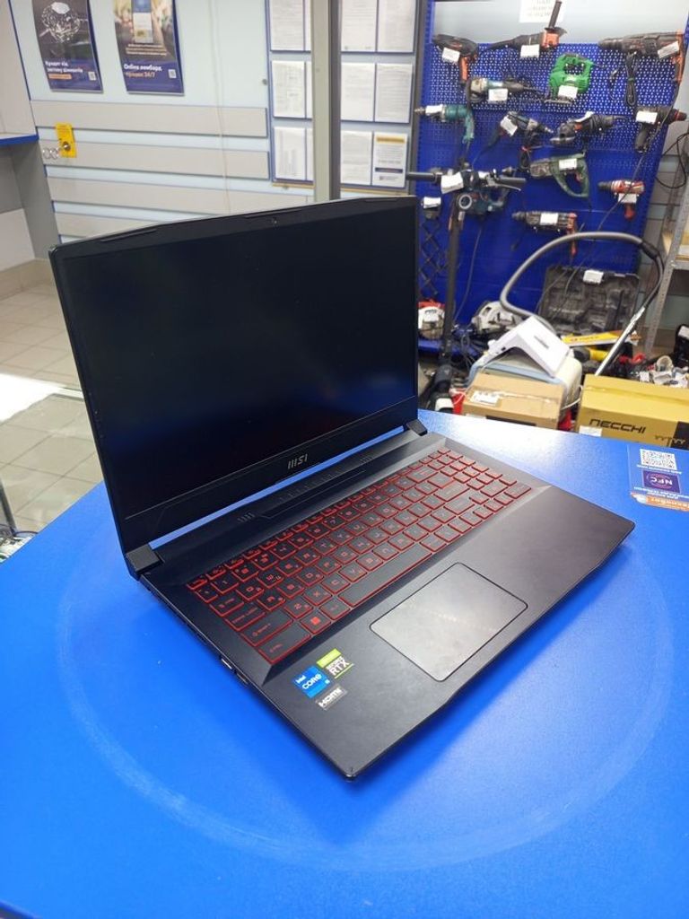 Дешиво Msi 15/core i5-12450h ddr5/16gb ddr5/hdd *відсутній/ssd 512 gb/geforce rtx3050 4gb с ломбарда