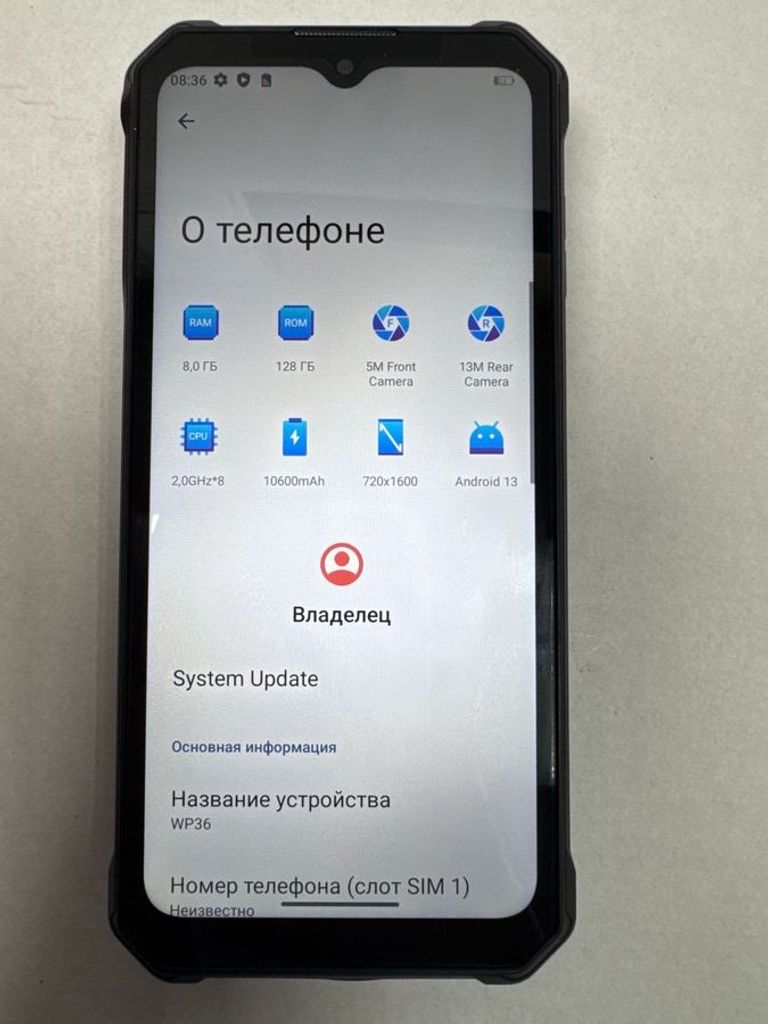 Oukitel WP36 8/128GB Black Код:01-200794911. Зображення 5