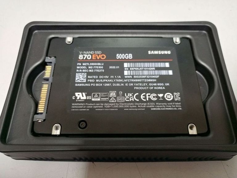 Дешиво Samsung 870 evo 500 gb с ломбарда