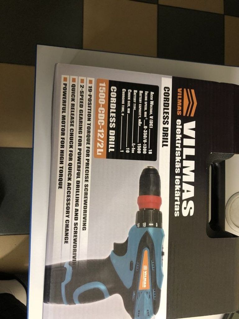 Дешиво Vilmas 1500-CDC-12/2 Li с ломбарда