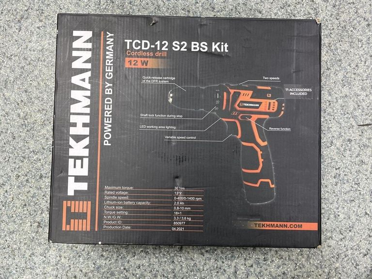 Купить Tekhmann tcd-12 s2 bs kit 2акб + зп + набір Б/У