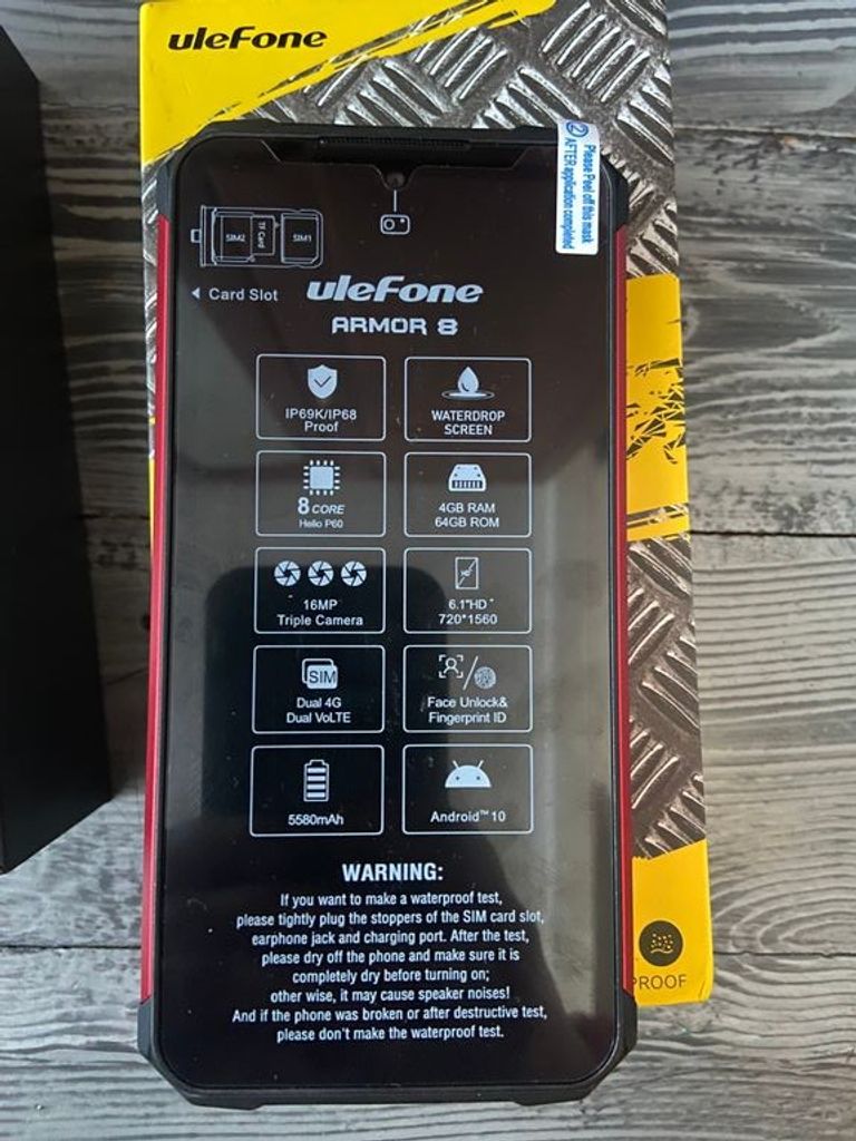 Купити Ulefone Armor 8 4/64GB Black (6937748733744) Б/У