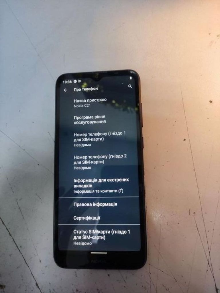 Оголошення Nokia c21 2/32gb Б/У