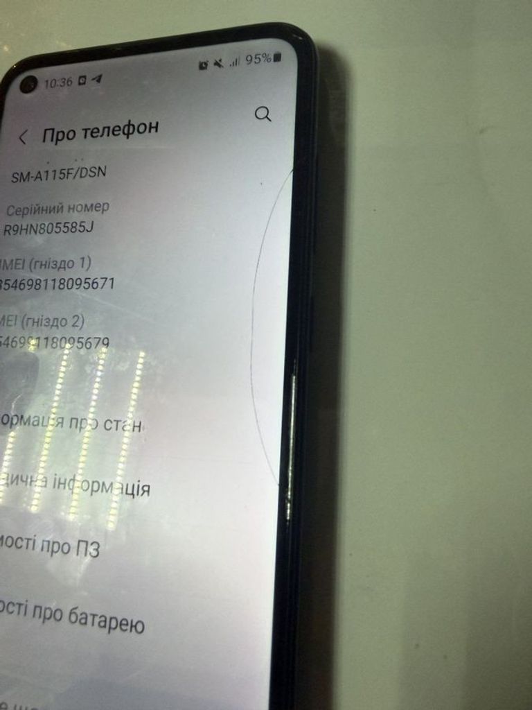 Купити Samsung galaxy a11 2/32gb sm-a115f Б/У