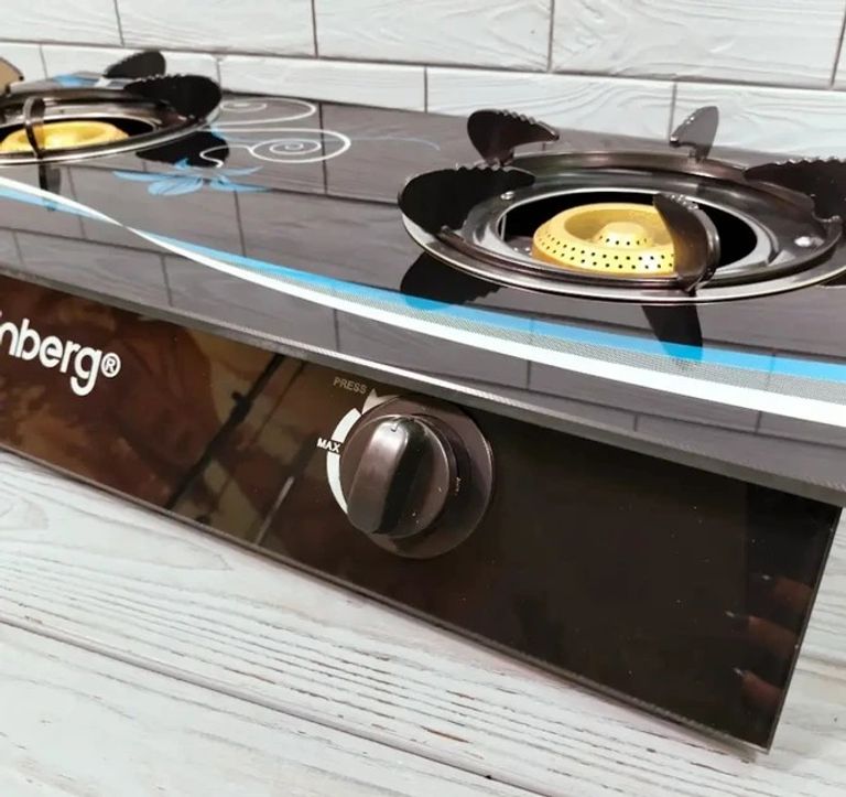 Rainberg RB-2231 настільна плита на 2 конфорки туристична плита портативна плита газ Код:null. Зображення 6