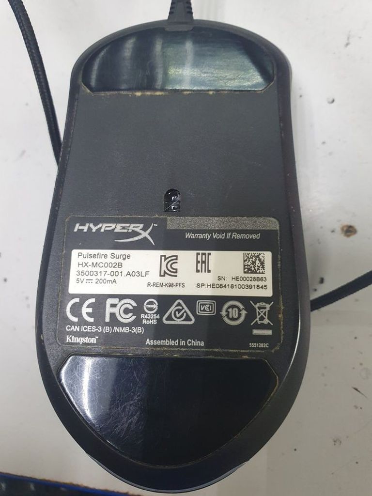 Оголошення Hyperx pulsefire surge usb hx-mc002b Б/У