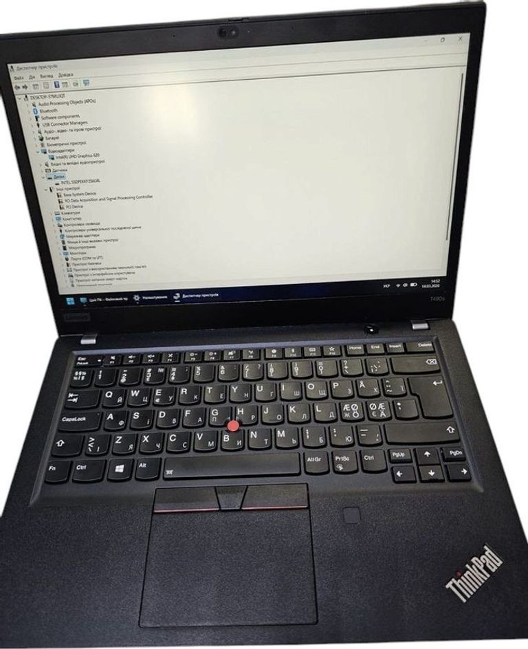 Оголошення Lenovo 14/core i5 8265u ddr4/8gb ddr4/hdd *відсутній/ssd 256 gb/*інтегрована Б/У