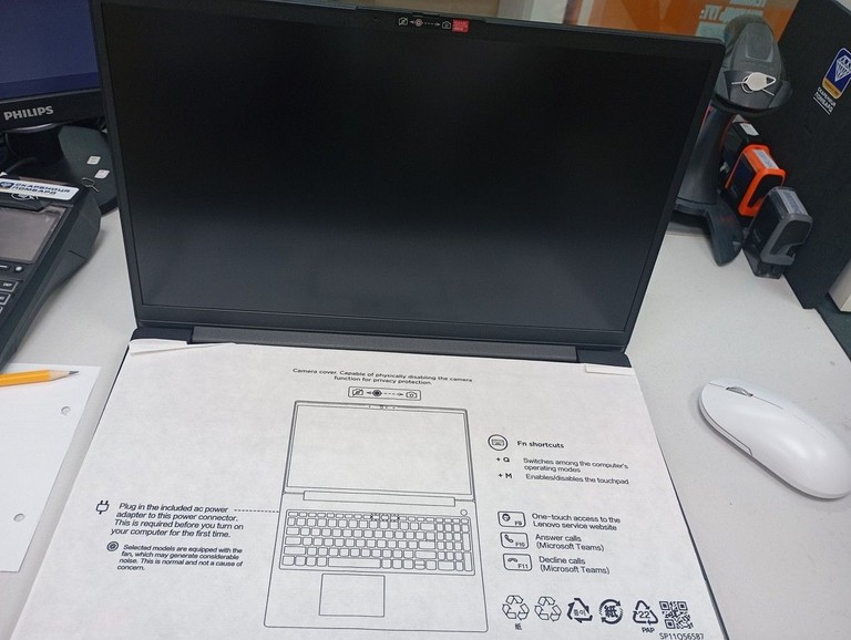 Оголошення Lenovo 15/ryzen 3 7320u ddr5/16gb ddr5/hdd *відсутній/ssd 512 gb/*інтегрована Б/У