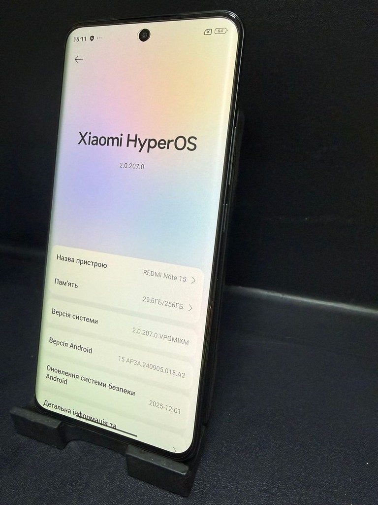 Дешиво Xiaomi Redmi Note 15 8/256GB Midnight Black с ломбарда