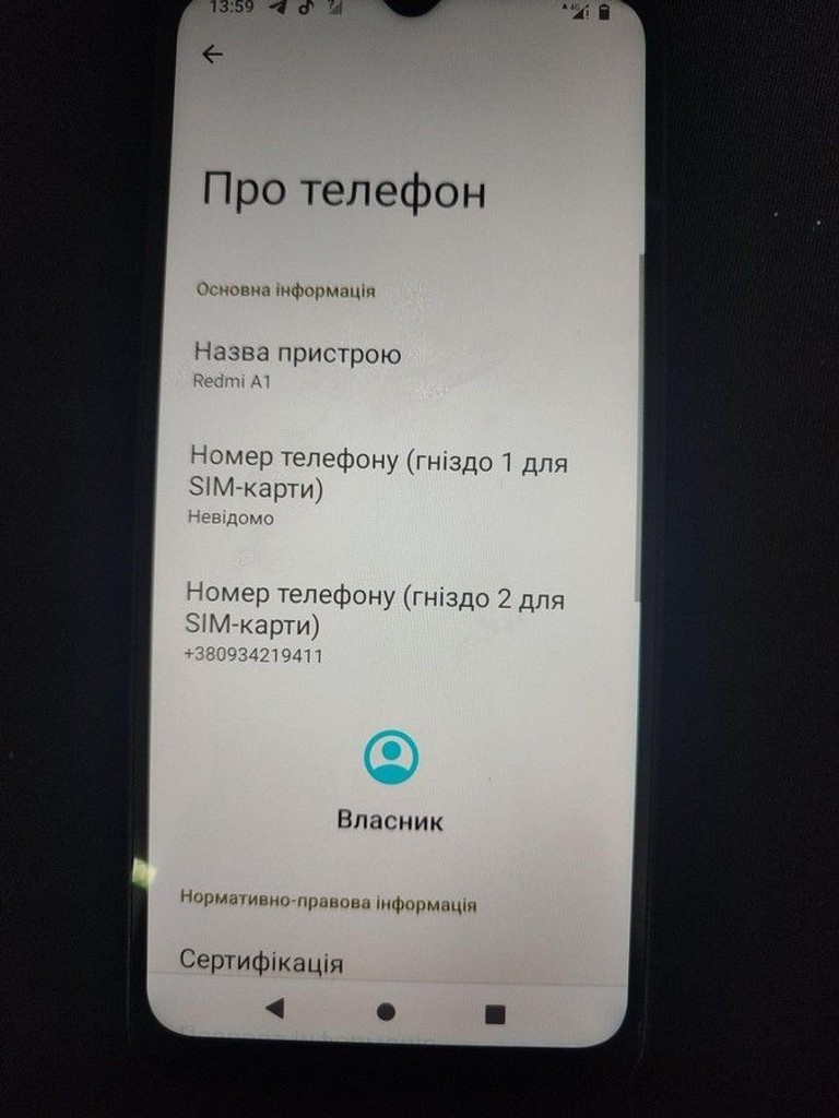 Дешево Xiaomi Redmi A1 2/32GB Black з ломбарду