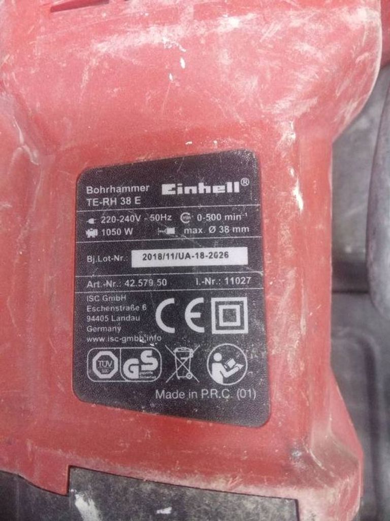 Оголошення Einhell te-rh 38 e Б/У