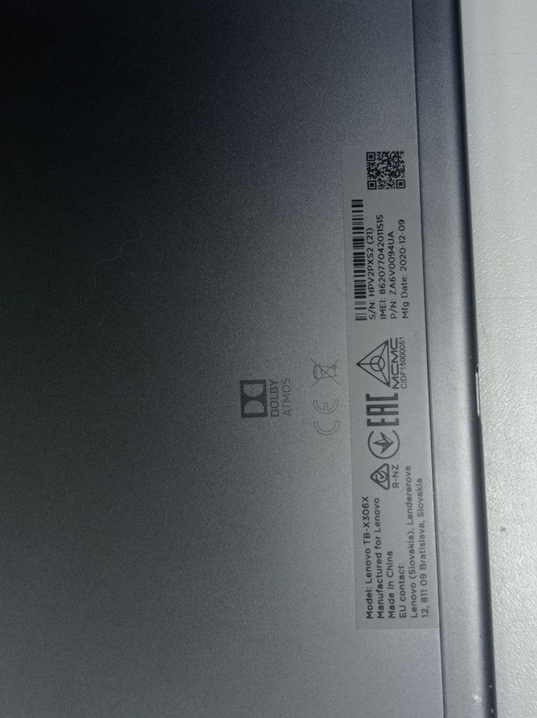 Lenovo tab m10 tb-x306x hd 2 gen 2/32gb lte Код:01-200972785. Изображение 6