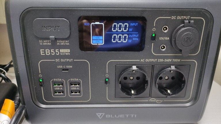 Оголошення Bluetti EB55 Portable Power Station 537Wh Б/У