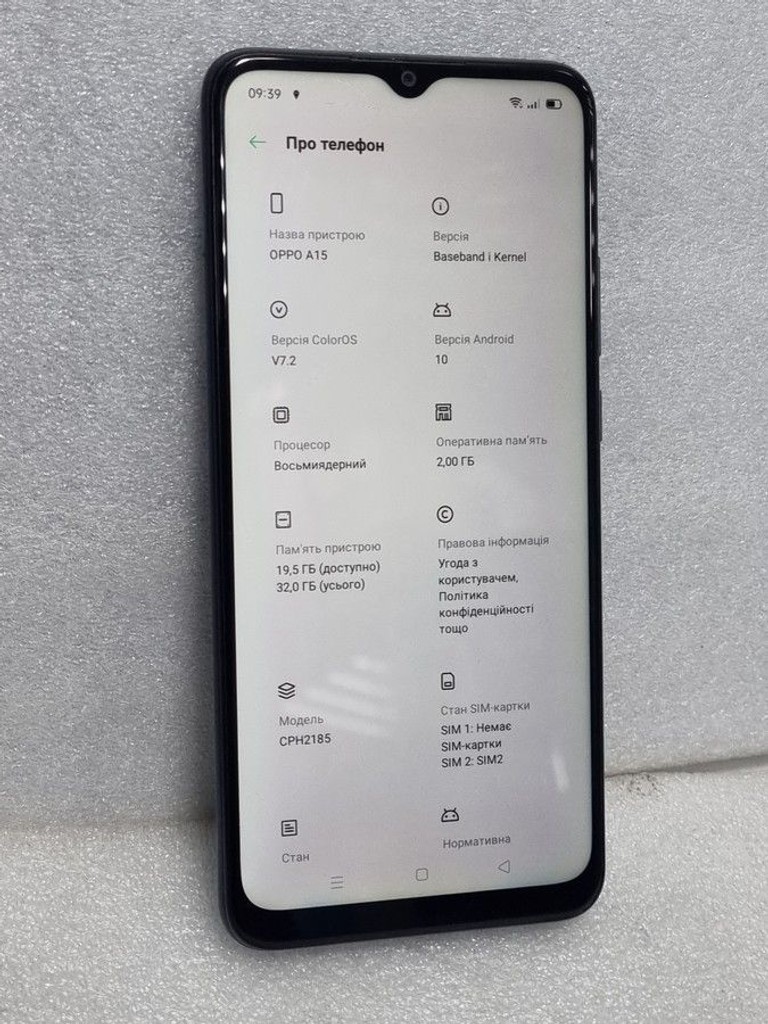 Дешево Oppo a15 2/32gb з ломбарду