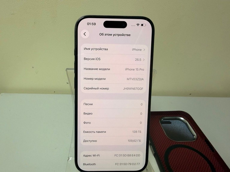 Apple iphone 15 pro 128gb Код:01-201064856. Зображення 5