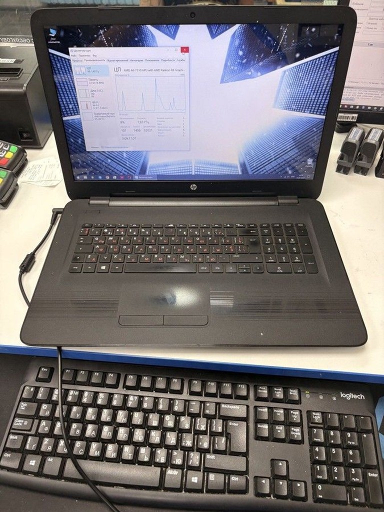 Распродажа Hp 17/amd a6 7310 ddr3/4gb ddr3/hdd *відсутній/ssd 64 gb/*інтегрована, продавец Техноскарб