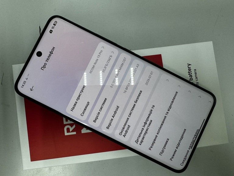 Купить Xiaomi Redmi Note 15 Pro 4G 8/256GB Glacier Blue Б/У