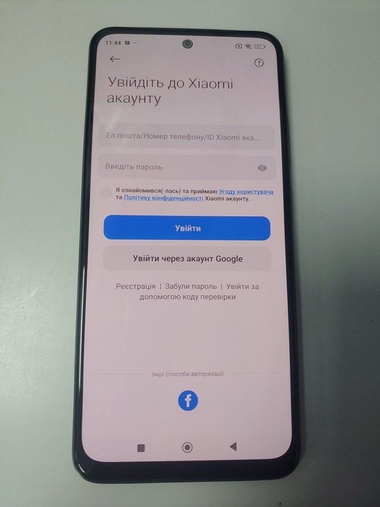 Объявление Xiaomi redmi note 11 4/128gb Б/У