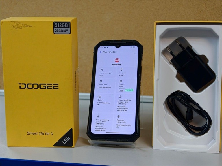 Купить Doogee s118 8/512gb Б/У