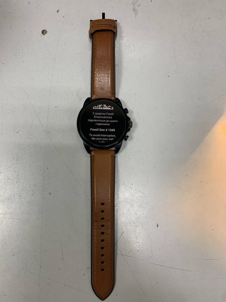 Оголошення Fossil gen 6 44mm smoke Б/У