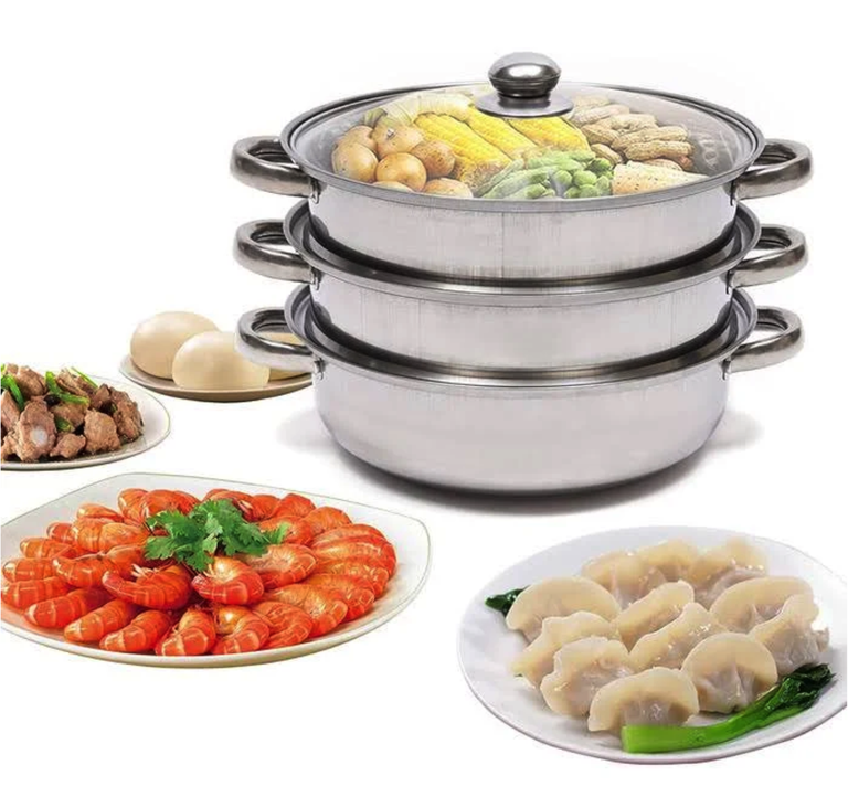 Дешево Пароварка 3-х рівнева A-PLUS 2068 (28 см) з ломбарду