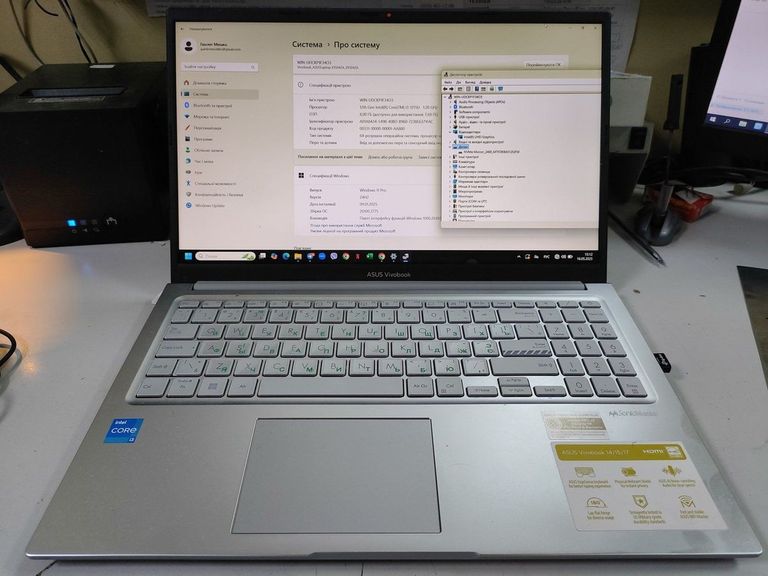 Купить Asus 15/core i3-1215u ddr5/8gb ddr5/hdd *відсутній/ssd 512 gb/*інтегрована Б/У