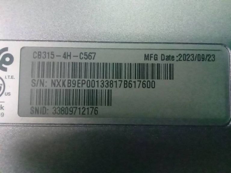 Acer chromebook 315 cb315-4h-c2st Код:01-200450880. Зображення 7