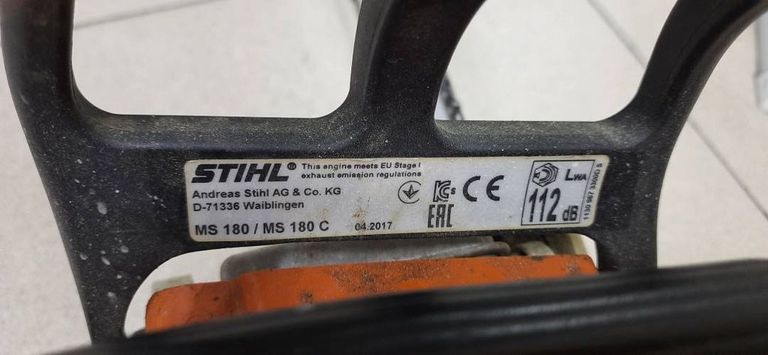 Stihl ms 180 c Код:01-18749085. Зображення 6