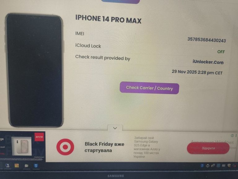 Apple iphone 14 pro max 128gb Код:01-200832700. Зображення 11