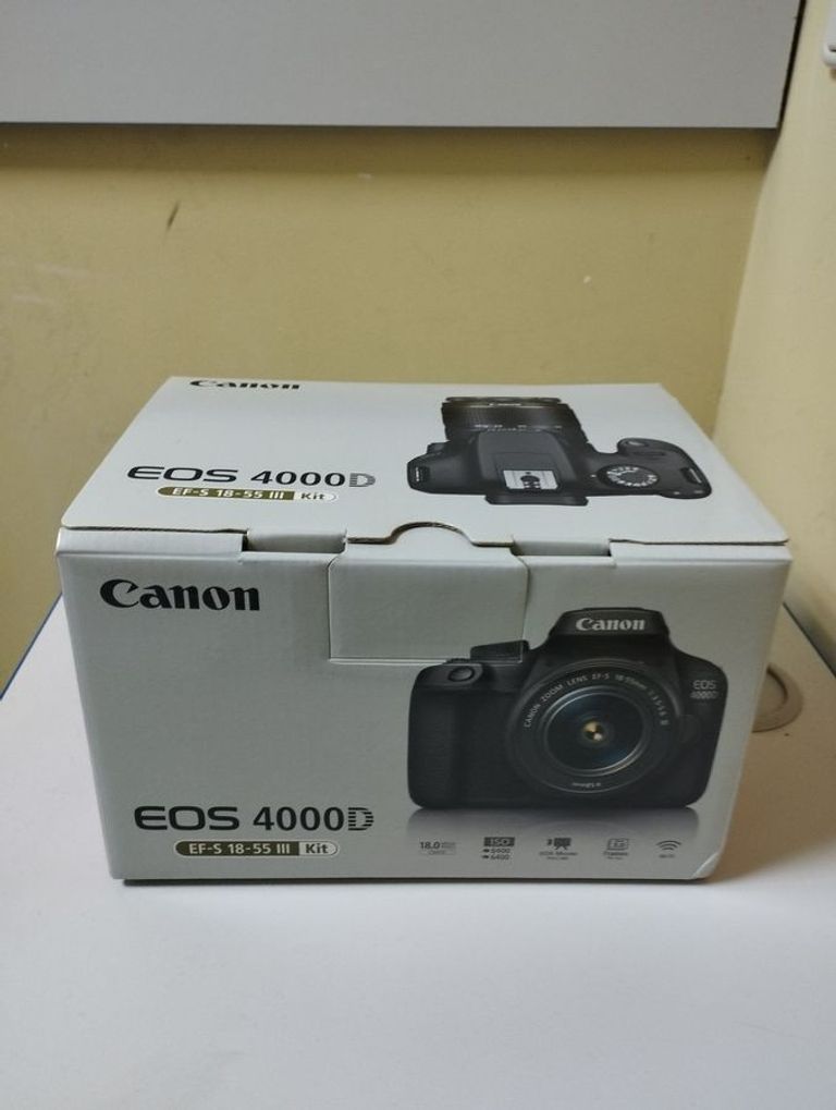 Canon eos 4000d + ef-s 18-55mm macro 0-25m 0,8ft Код:01-200845505. Зображення 6