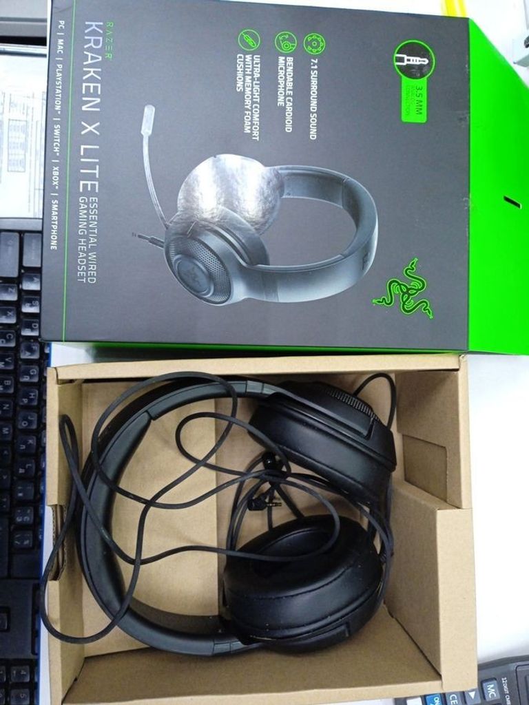 Оголошення Razer kraken x lite Б/У