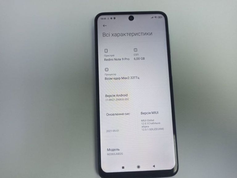 Xiaomi redmi note 9 pro 6/128gb Код:01-200885492. Зображення 6