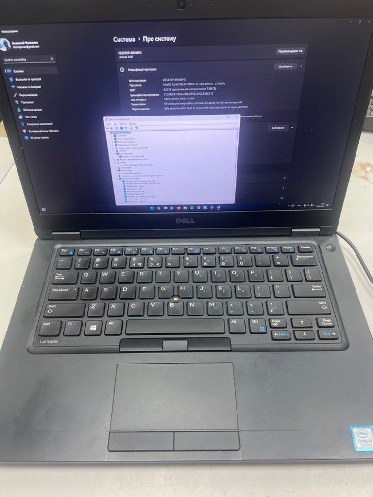 Дешиво Dell 14/core i5 7300u ddr3/8gb ddr3/hdd *відсутній/ssd 256 gb/*інтегрована с ломбарда