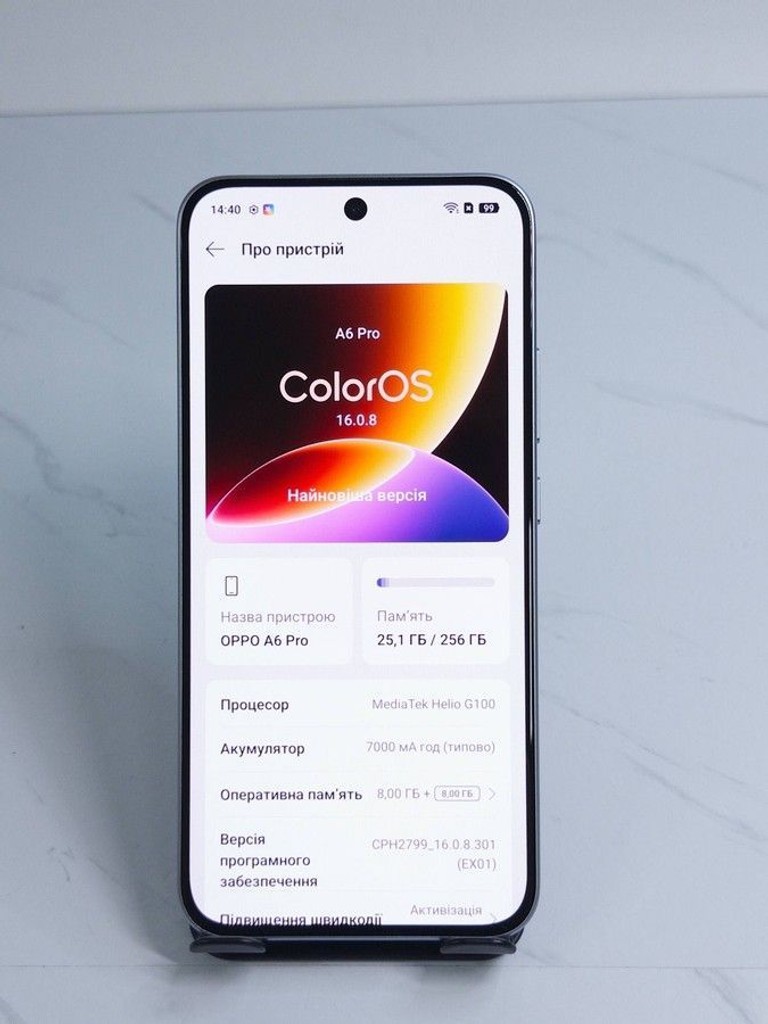 Оголошення Oppo a6 pro 4g 8/256gb Б/У