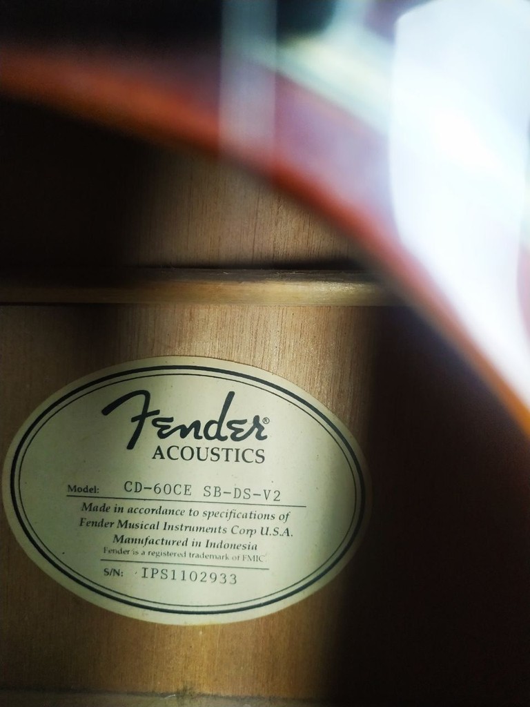 Fender Acoustics CD - 60CE SB-DS-V2 Код:null. Зображення 8