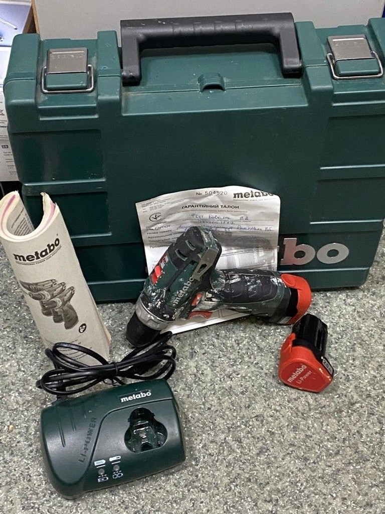Купить Metabo powermaxx bs 2акб 2ah зп Б/У