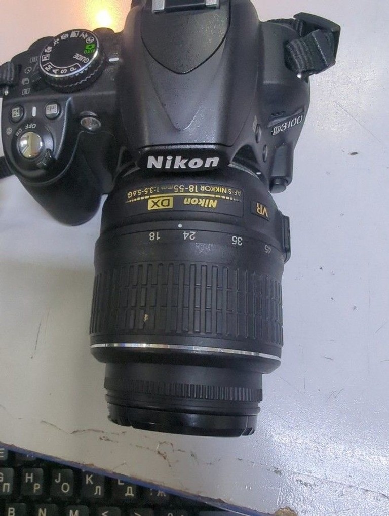 Оголошення Nikon d3100 kit / af-s nikkor 18-55mm f:3,5-5,6g vr dx Б/У