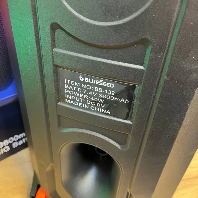 Колонка Bluetooth Wireless Speaker TTD-2821 40 Вт 3600 mAh 31.6×32.3×68.6cм Код:null. Зображення 4
