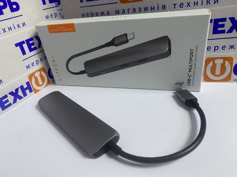 Купить Satechi type-c slim multiport adapter 4k Б/У