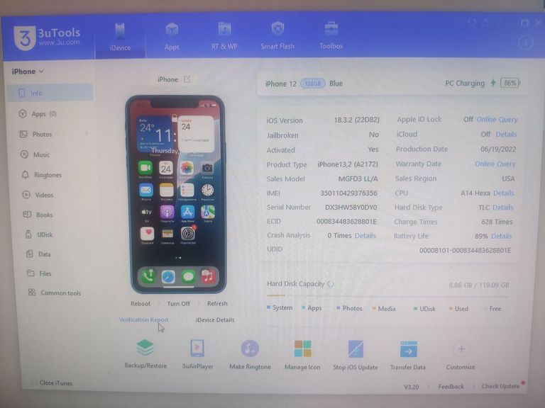 Apple iPhone 12 128GB (PRODUCT)RED Код:01-200483084. Изображение 11