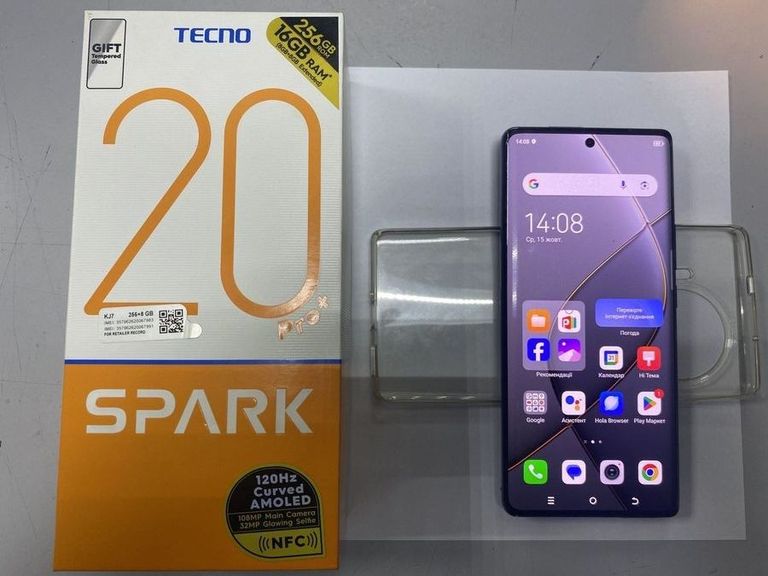 Дешево Tecno spark 20 pro+ 8/256gb з ломбарду